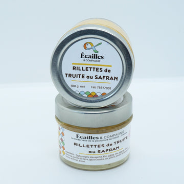 Rillettes de truite fumée au safran